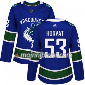Dresovi Vancouver Canucks Bo Horvat 53 Adidas 2017-2018 Plava Authentic - Ženska